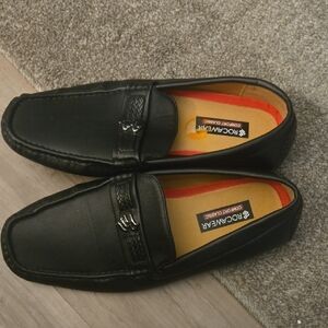 Rockwear Classic Black Loafers for Men
